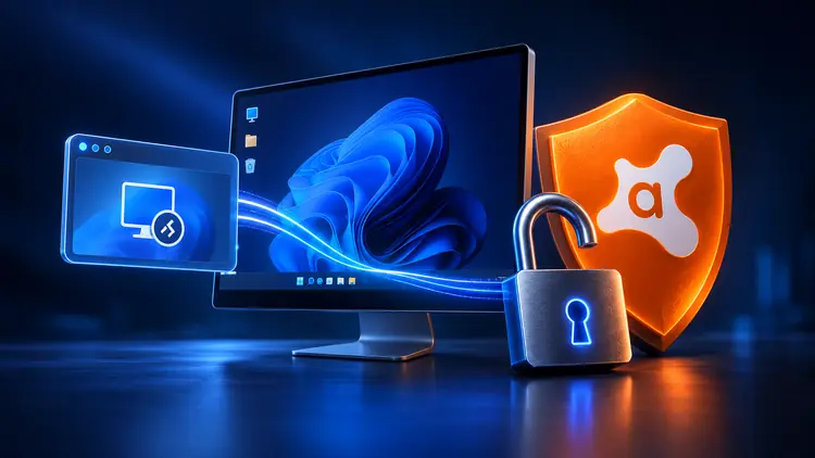Отключение блокировки удаленного рабочего стола в Avast
